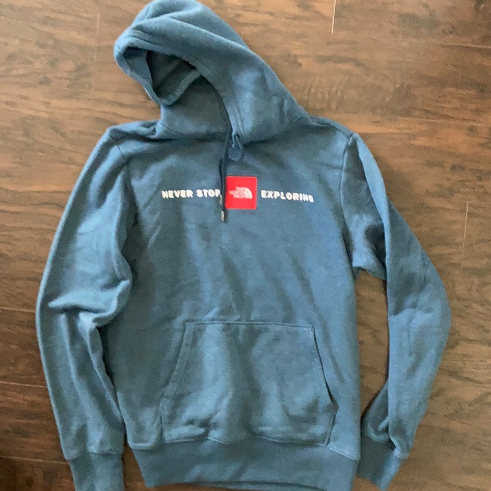 The North Face hooded sweatshirt